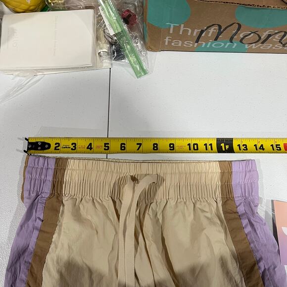 New JoyLab Wide Leg Track Pants 100% Nylon Quick Dry Extra Long Length Small - Picture 6 of 8